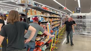 Walmart HQ said this is the best way to move an aisle, but watch out where you are going!