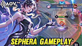 AOV : SEPHERA GAMEPLAY | IN SUPPORT - ARENA OF VALOR LIÊNQUÂNMOBILE ROV