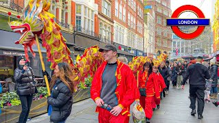 Chinese New Year 2023 , Lunar New Year London Walk 4K 60fps UK