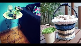 【DIY】100均の「鉢スタンド」をリメイク＆アレンジしたインテリア雑貨アイデア♡～Remake and arrange the Interior ideas pot stand.