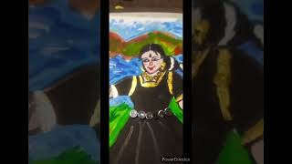 Kaali Bindi /Sanju Rathod/ SONG DRAWING#shortsviral#youtubeshorts #art