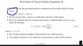 Navier-Stokes equations - Alternative Derivation