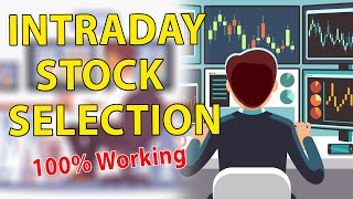 How To Select Stocks for Intraday Trading / 100% Working #intraday  #daytrader #stock #Stockmarket