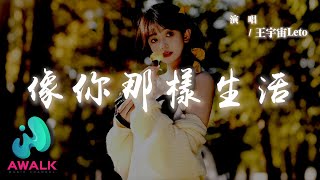 王宇宙Leto - 像你那樣生活『行色匆匆黃衣服，趕著路不敢有一毫疏忽。』【動態歌詞 | Pinyin Lyrics】【AWALK MUSIC】