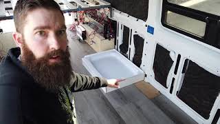 Sprinter Conversion. How to build a shower  Part 1