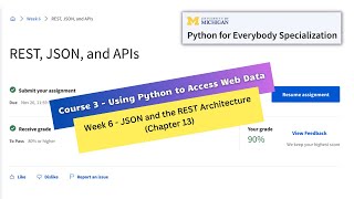 using python to access web data week 6 assignment || Python for Everybody Specialization