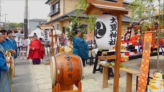 大甕神社 例大祭 神輿渡御　その1　平成28年7月17日