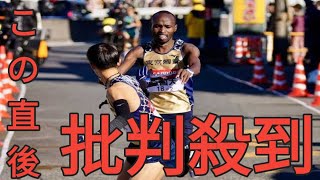 【箱根駅伝2区】“史上最速”東京国際大・エティーリが区間新！1時間5分31秒に「うれしい」と満面笑み