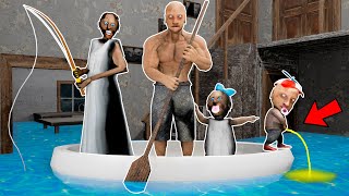 Granny x Grandpa Family Flooded Granny House | Funny Animation