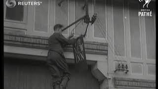 RAF troops prepare billets in France (1939)