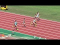 h27　千葉県中学総体　2年男子100m決勝　優勝 吉田有佑（東深井中）