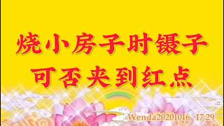 卢台长开示：烧小房子时镊子可否夹到红点Wenda20201016   17:29