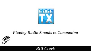 EdgeTX How to Play Radio Sounds in Companion