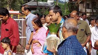 ഗുരുവായൂർ മേൽശാന്തിയായിരുന്ന കൃഷ്ണചന്ദ്രൻ നമ്പൂതിരിക്ക് നാടിന്റെ സ്വീകരണം.|#guruvaayoor melsanthi..