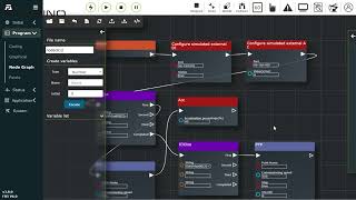 FR Robot Control command usage of Node praph programming