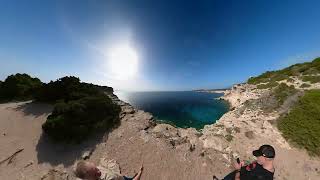 Rando à Pertusato à Bonifacio en Corse vers la plage de St Antoine et le sentier de Campu Romanilu