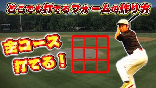 あなたの打てない原因がわかる！内外・高低どこでも打てるフォームの為の練習ドリル紹介！