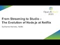 From Streaming to Studio: The Evolution of Node js at Netflix - Guilherme Hermeto, Netflix