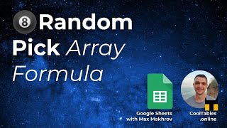 How to pick multiple random elements from a list in Google Sheets with a formula