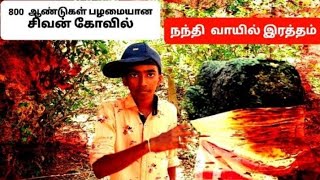 நந்தி வாயில் இரத்தம் ஏன்?800 ஆண்டுகள் பழமையான சிவன் கோவில்