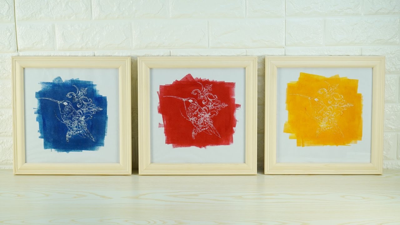 Printmaking Bird Youtube