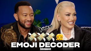'The Voice' Coaches Guess Songs Using Only Emojis | Entertainment Weekly