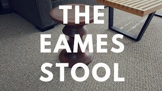 A Look At The Mid-Century Modern Eames Walnut Stool