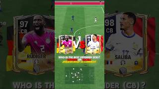 Who is The Best Defender (CB) Saliba or Rudiger? #fcmobile #football