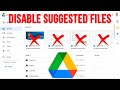 Cara Menonaktifkan File yang Disarankan di Google Drive