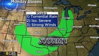 Severe weather threat: Parts of Midwest and Plains facing strong storms