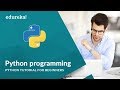Introduction to Python Programming for Beginners | Python Tutorial | Edureka