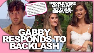 Bachelorette Gabby Laughs Off Fan Criticism of The Way She & Rachel Handled Logan Bashing