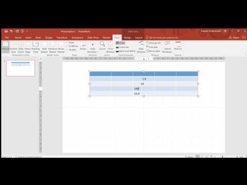 How do I reduce the decimal point in PowerPoint?