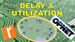 Finding Delay and Utilization of a Network Using Riverbed OPNET
