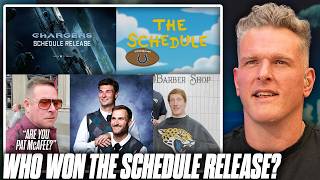 Pat McAfee Breaks Down The Best 2026 Schedule Release Videos