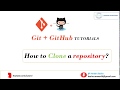Git Tutorial for Beginners #5 || How to Clone a Repository (Using Git Hub and Git Bash)