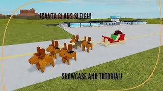 PLANE CRAZY SANTA´S SLEIGH, SHOWCASE AND TUTORIAL