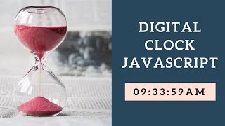 How To Make A Digital Clock In JavaScript HTML CSS3 | JavaScript Tutorials | Web Tutorials
