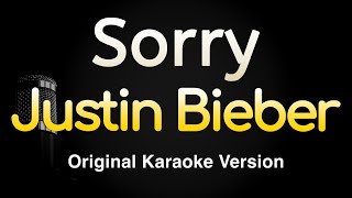 Sorry - Justin Bieber (Karaoke Songs With Lyrics - Original Key)