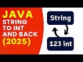 Java String to int & int to String Conversion Explained  Beginner Tutorial (2025)
