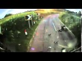 Truck Smashes Motorcycle Into Pieces In Head-on Collision With Biker