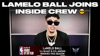 LaMelo Ball Joins Inside the NBA Crew After Winning Rookie of the Year