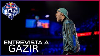 ENTREVISTA EXCLUSIVA CON GAZIR TRAS LA FINAL CONTRA CHUTY | Red Bull Batalla Internacional 2024