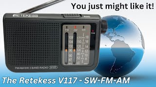 The surprisingly well built Retekess V117 - FM/AM/SW Multi-Band Radio