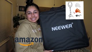 UNBOXING MY NEW RING LIGHT| Neewer 18inch ring light