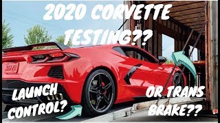 2020 MID-ENGINE C8 CORVETTE TESTING LAUNCH CONTROL | MOTOR TREND