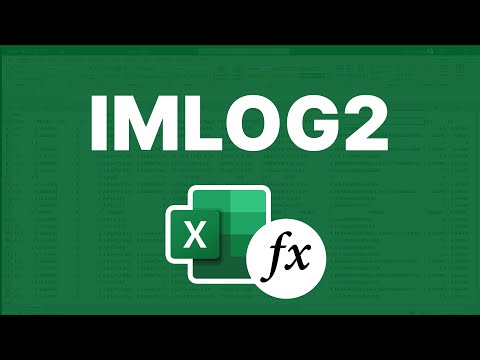 Base 2 Logarithm of a Complex Number - Excel IMLOG2 Function