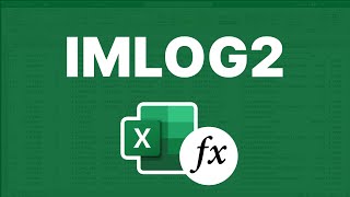 Base 2 Logarithm of a Complex Number - Excel IMLOG2 Function
