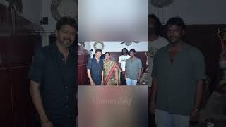 Thalapathy meets Vijayakanth family 🔥🔥🔥 #thalapathyvijay #thalapathy #vijayakanth #shorts #trending