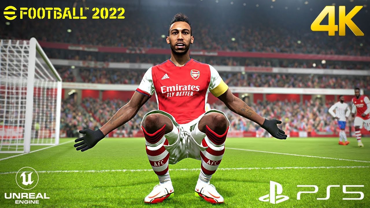 EFootball PES 2022 - Arsenal Vs. Manchester United - Full Match PS5 ...